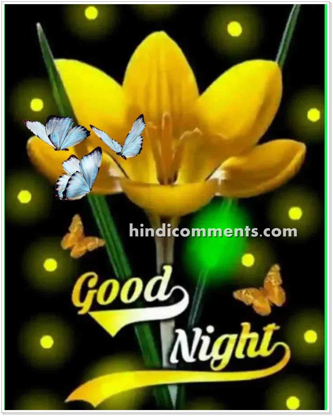 Good Night Wishes Images Status Pictures - Hindi Comments.Com