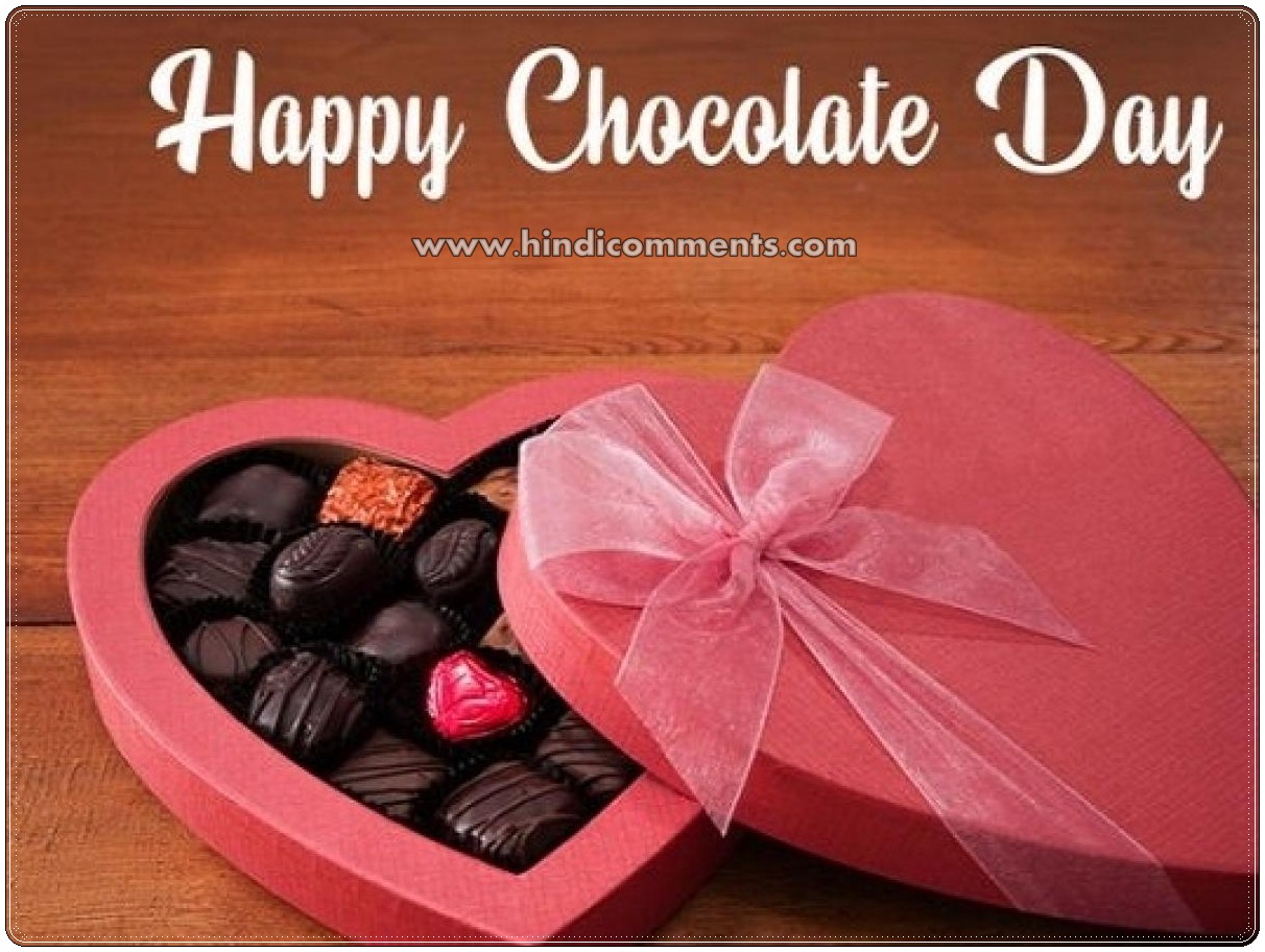 Happy Chocolate Day Images wishes and quotes - Hindi Comments.Com